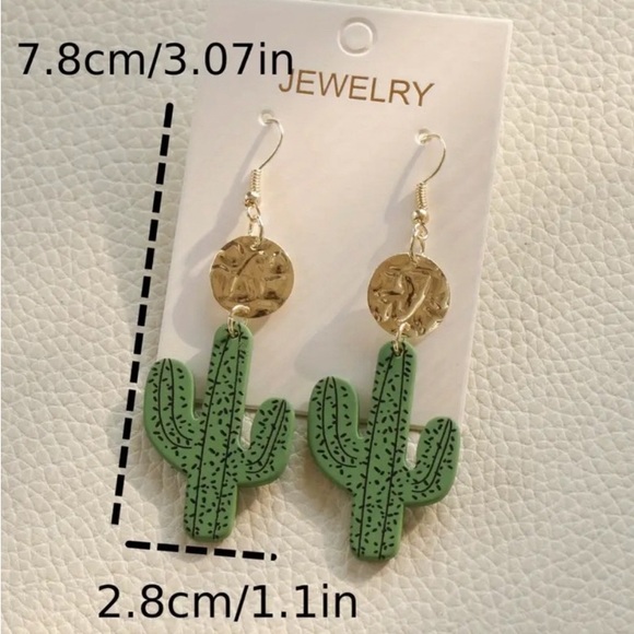 Cactus Earrings - Picture 4 of 4